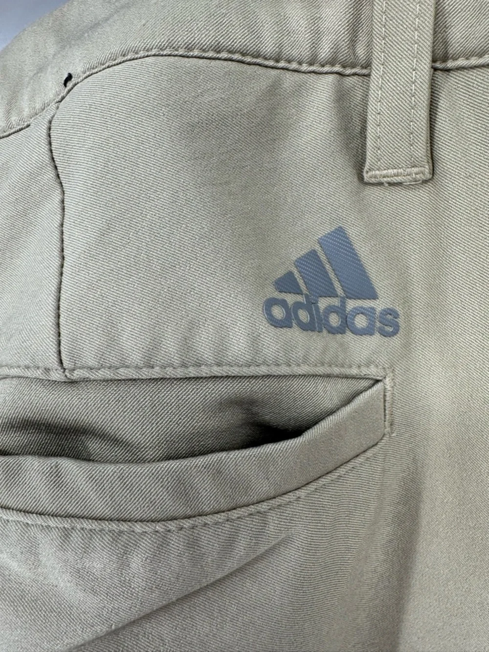Adidas Men's Khaki Stretch Chinos Size 40X32